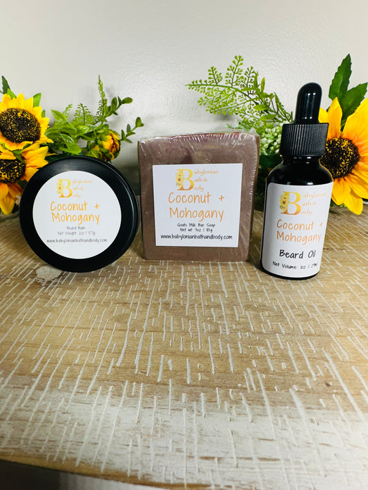 Coconut + Mohogany Set