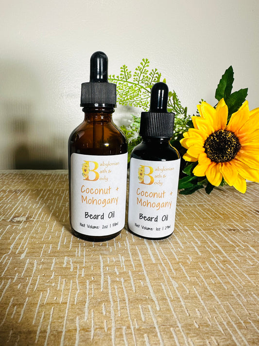 Coconut + Mohogany Beard Oil