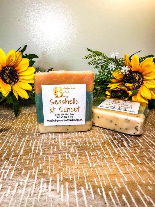 Seashells at Sunset Goats Milk Soap