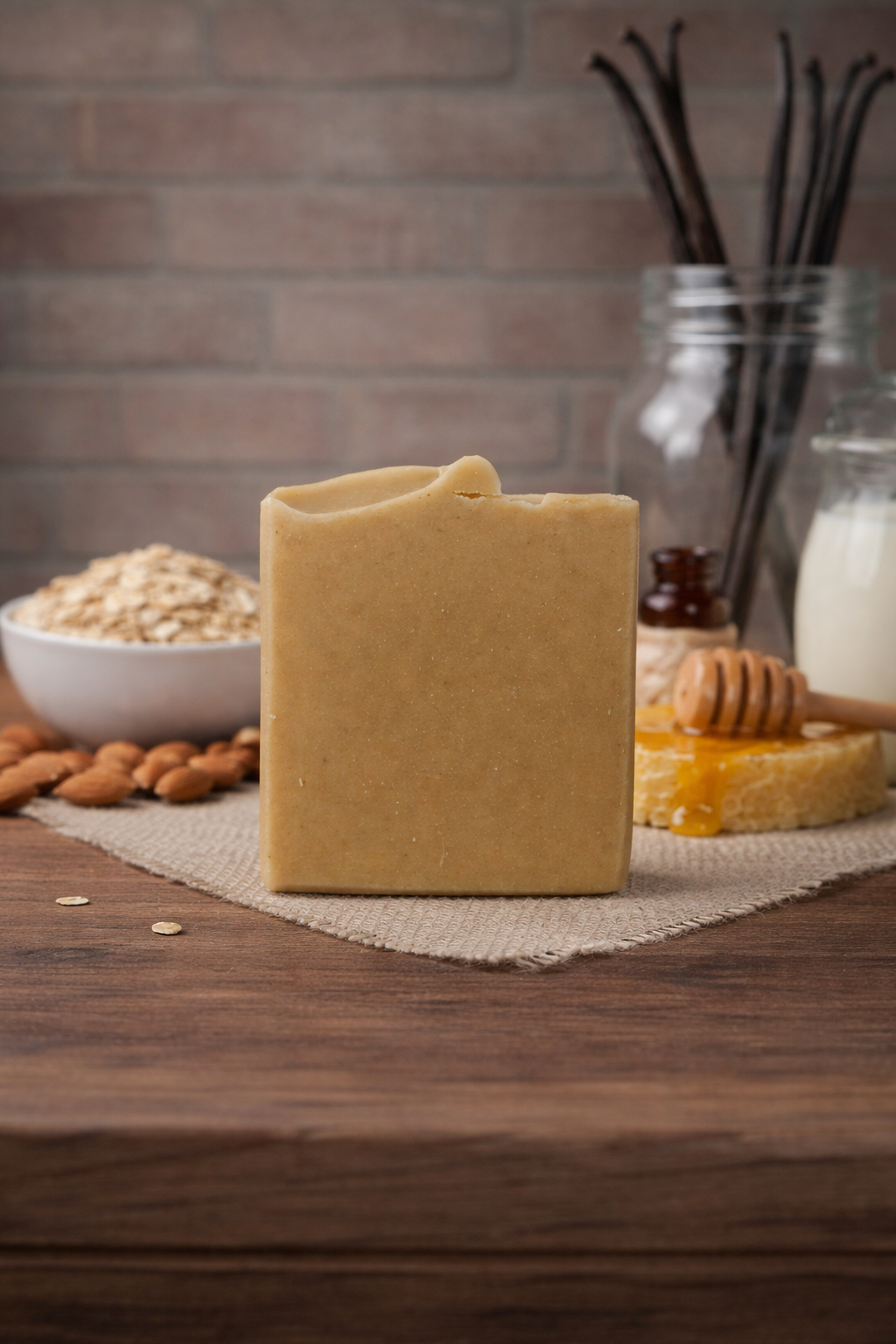 Oatmeal Milk + Honey Goats Milk Bar Soap