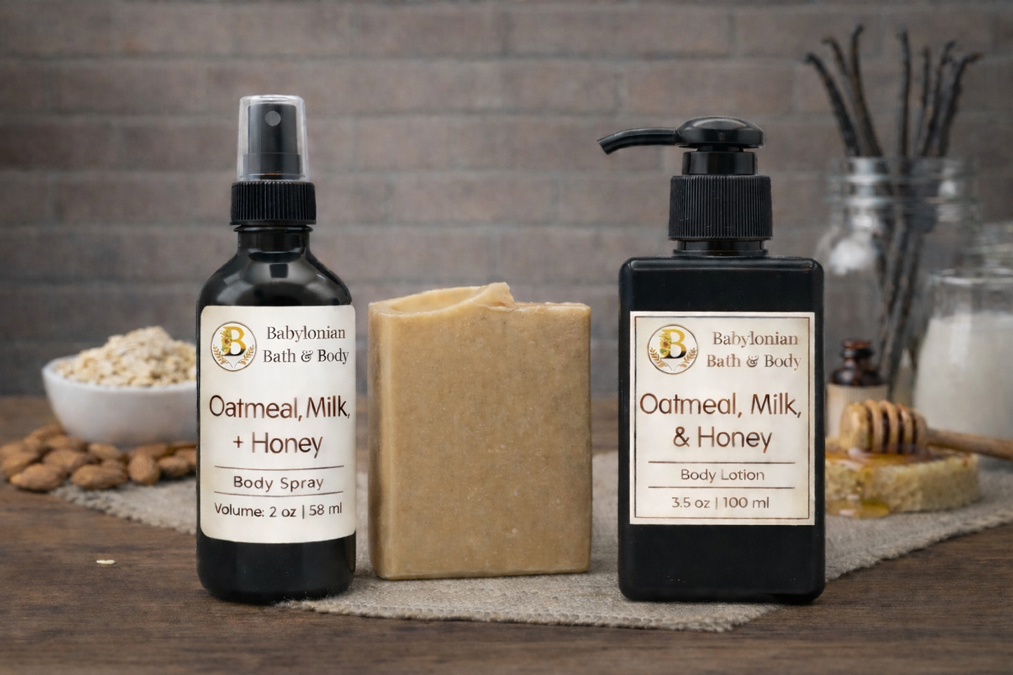 Oatmeal Milk + Honey Body Care Set