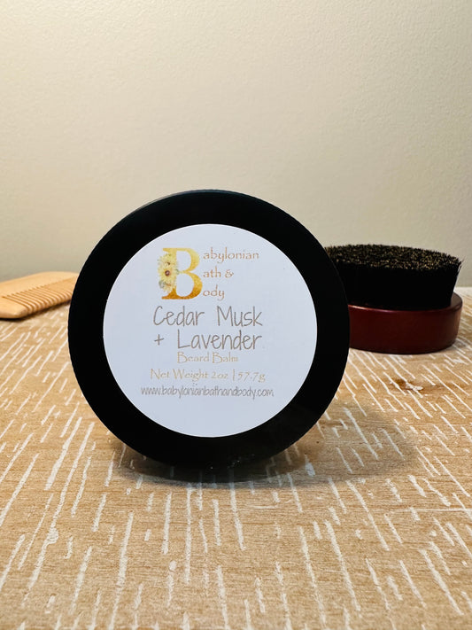 Cedar Musk + Lavender Beard Balm