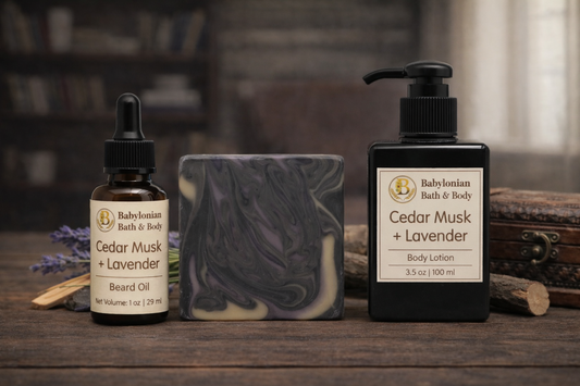 Cedar Musk + Lavender Set
