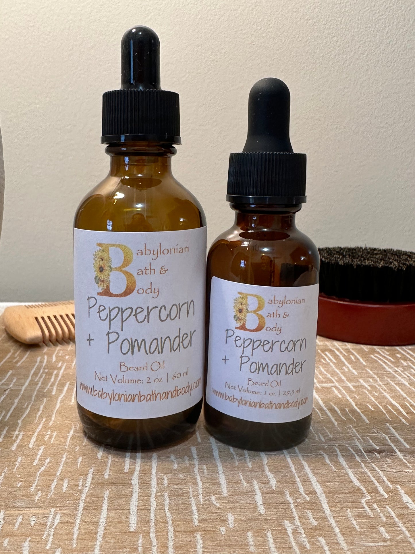 Peppercorn + Pomander Beard Oil