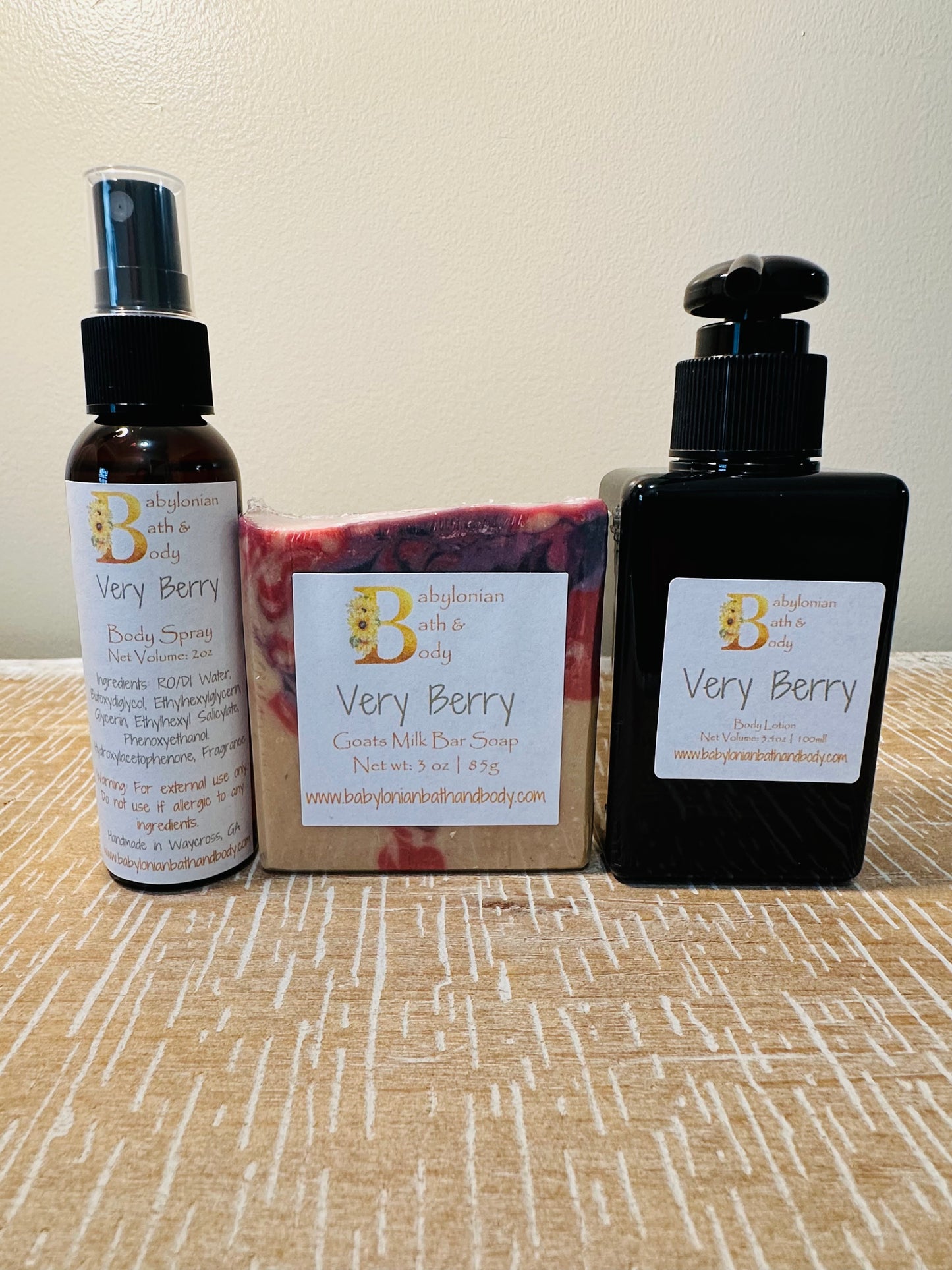 Very Berry Body Care Set