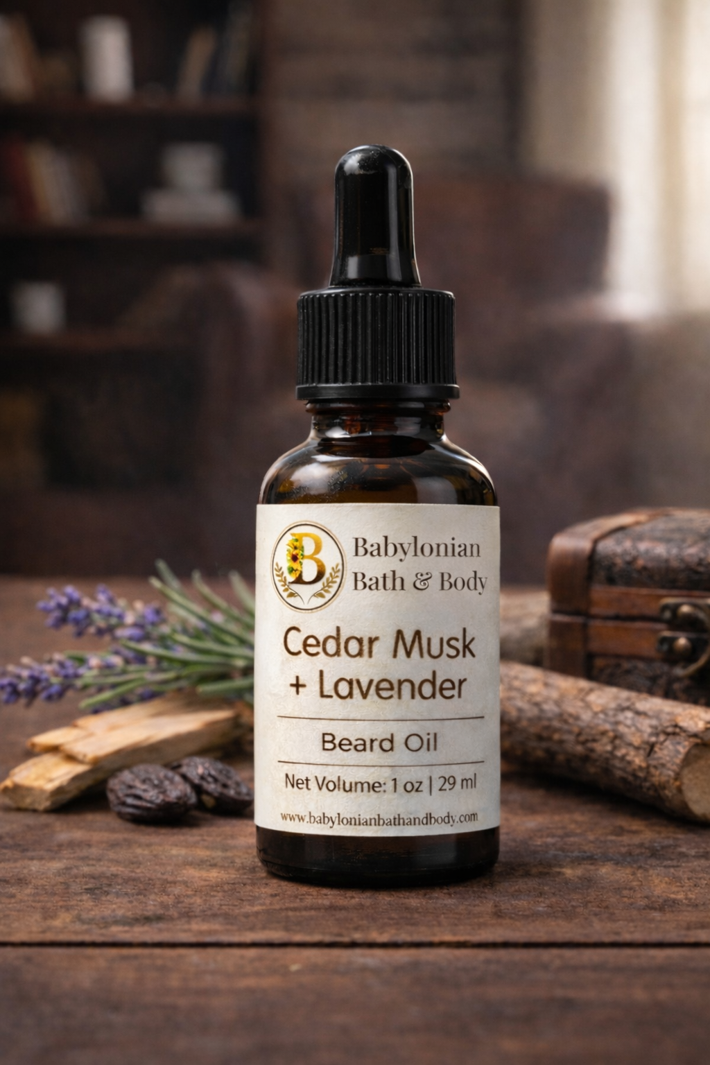 Cedar Musk + Lavender Beard Oil