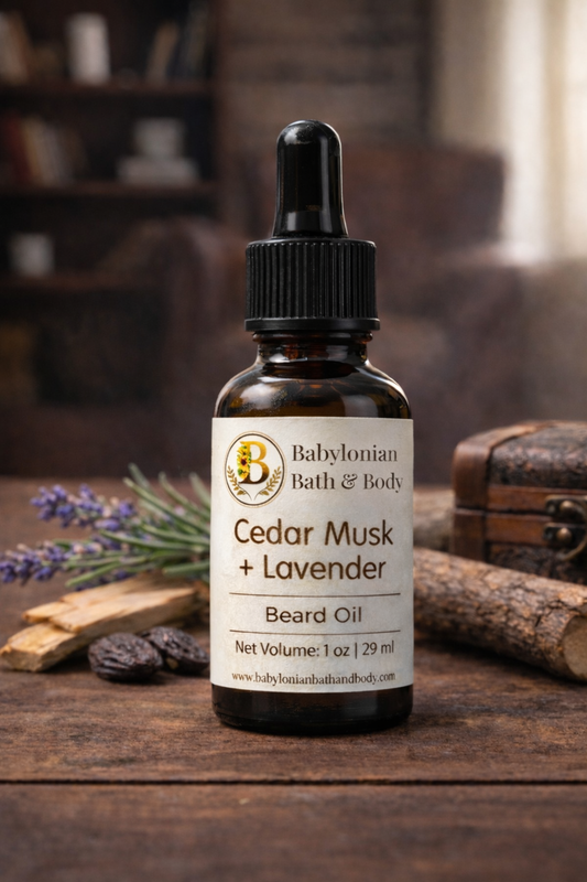 Cedar Musk + Lavender Beard Oil