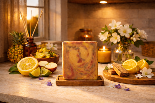 Sunset Citrus Goats Milk Soap