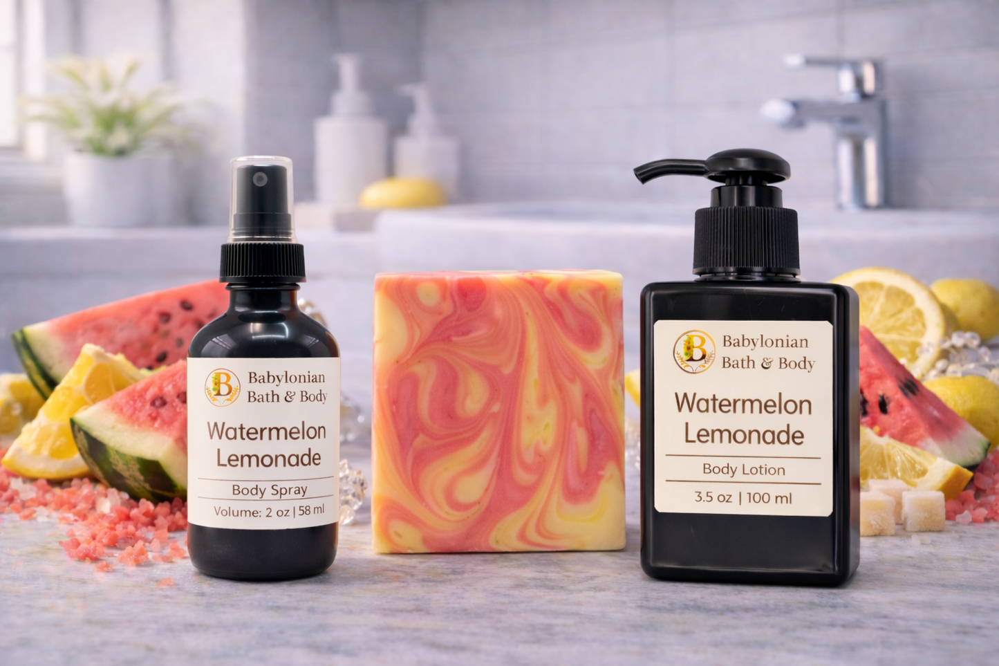 Watermelon Lemonade Body Care Set