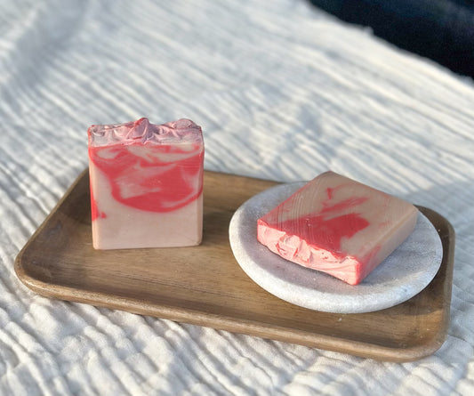 Almond + Cherry Goats Milk Bar Soap