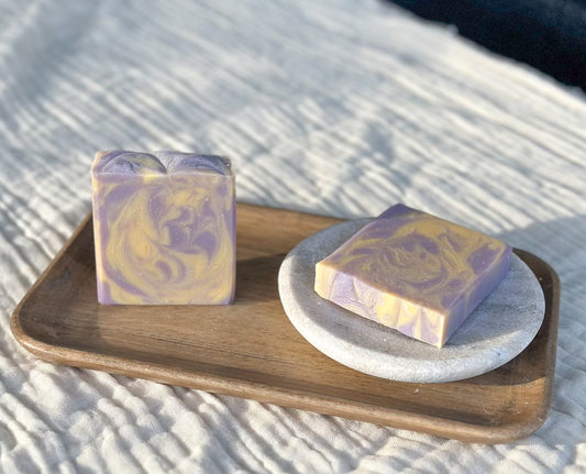 Lemon + Lavender Goats Milk Bar Soap