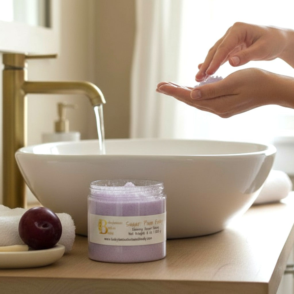 Sugar Plum Fairy Foaming Sugar Scrub