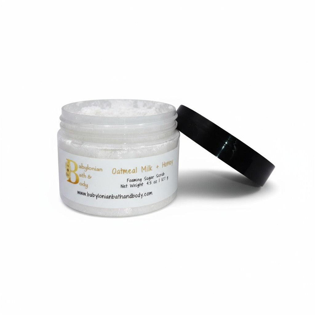 Oatmeal Milk + Honey Foaming Sugar Scrub